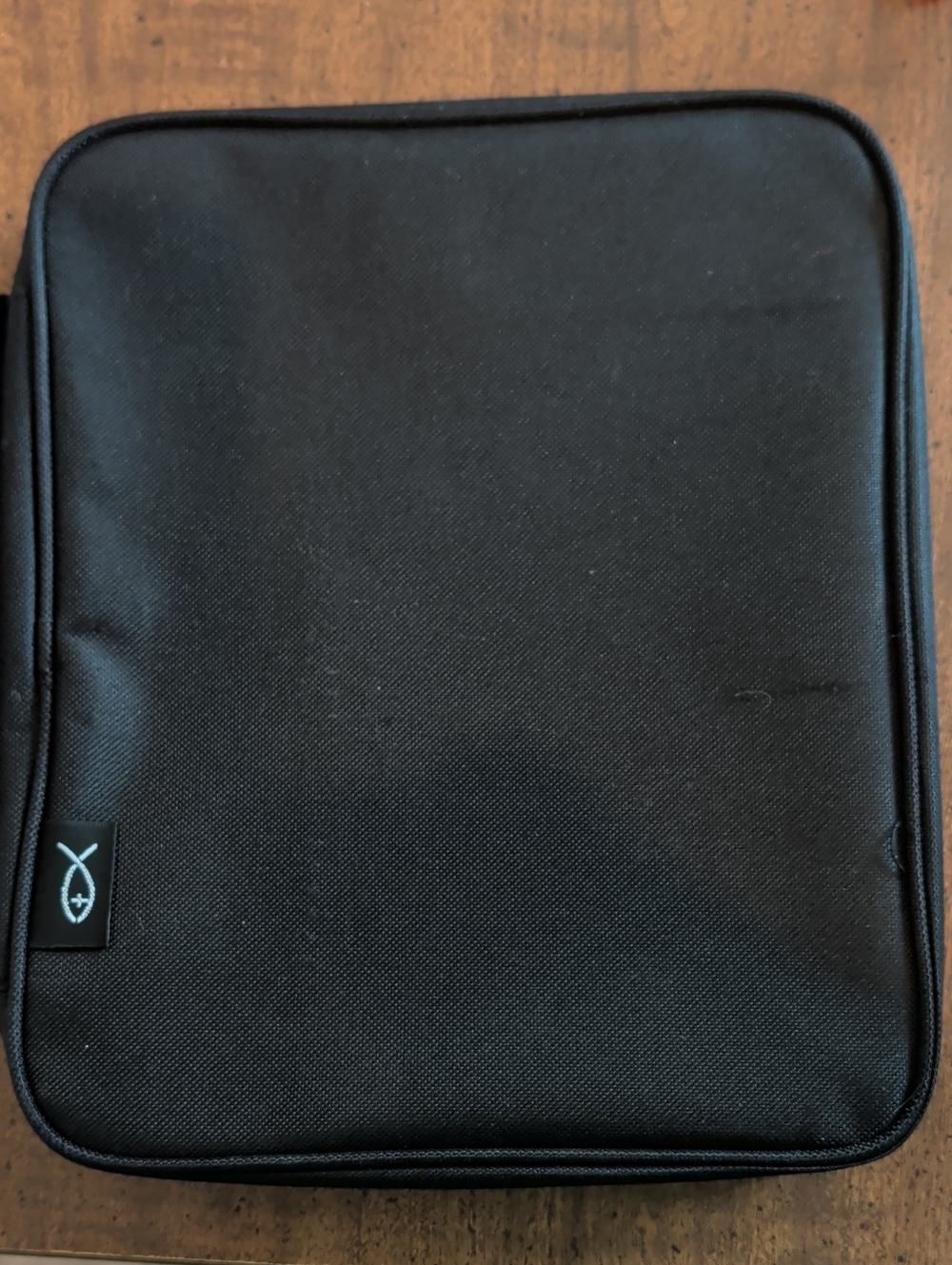 Black Canvas Bible Cover